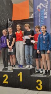 Championnat régional de bloc : 1 titre, 4 podiums, 6 finalistes pour Minéral Spirit